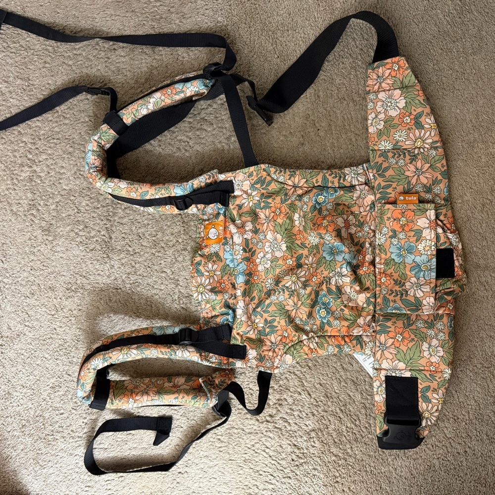 Tula Floral Kids Carrier - Multicolor